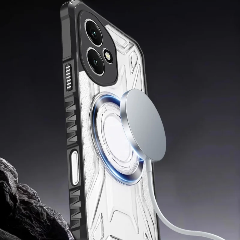 Luxury Armor Shockproof Hybrid Magsafe Case with Military Bumper Cover
