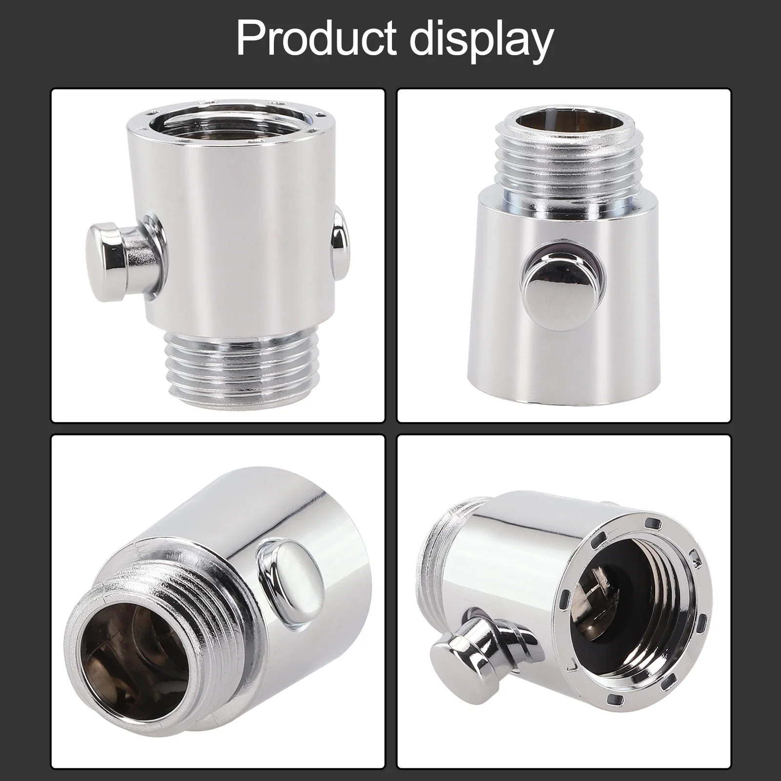 Shower Head Control Switch For Efficient Water Stop Saving Valve Shut Off Valve Handheld Shower Head Hose Attachment shower head diverter valve