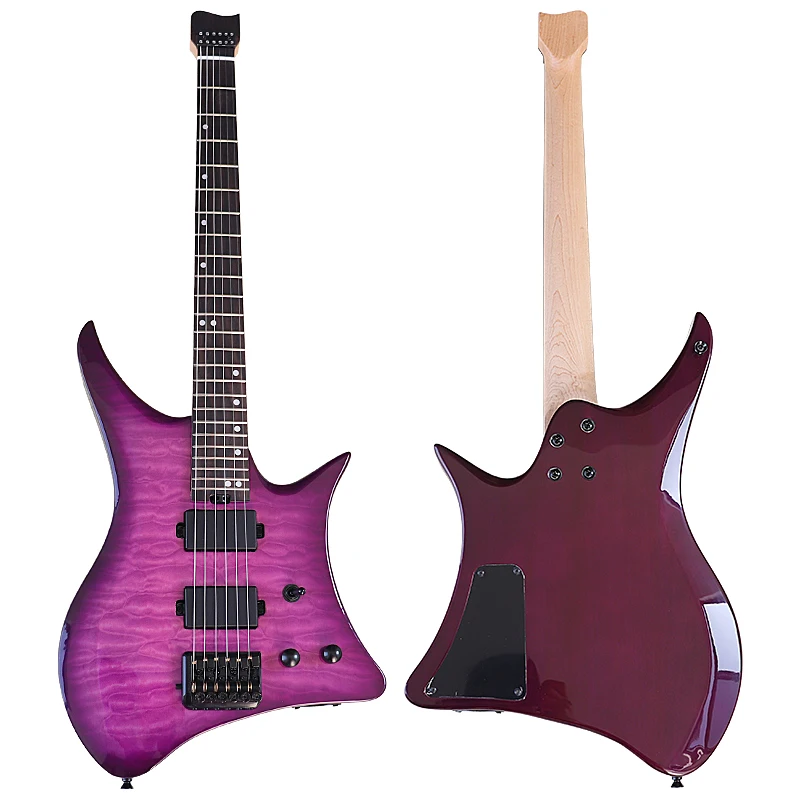 ヘッドレスエレキギター,30インチ,トラベル,エレキ,高光沢,6弦,ミニ