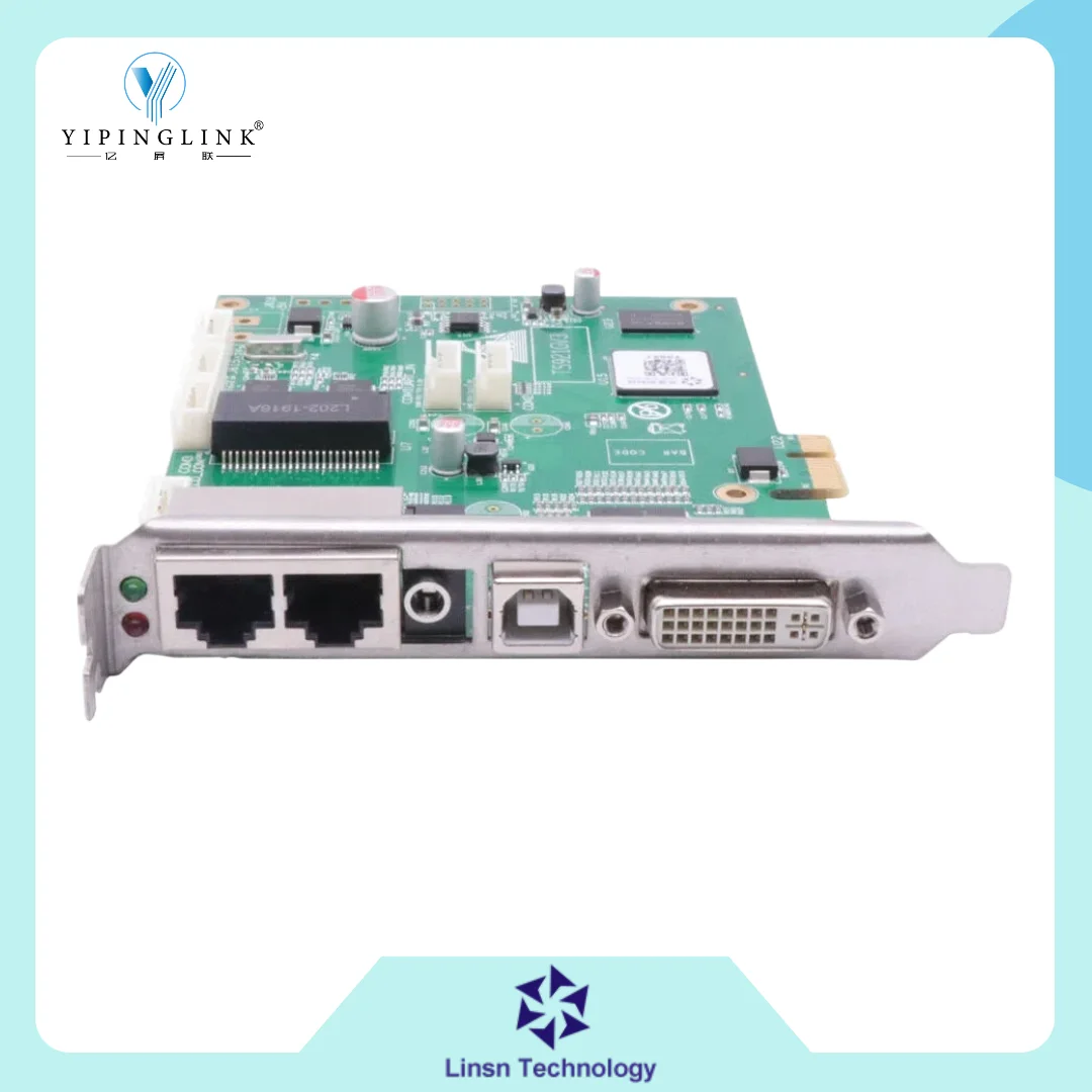LINSN 송신 카드 TS921 지원 RCG 리드백 로딩 용량 1.3백만 픽셀 풀 컬러 LED 디스플레이용