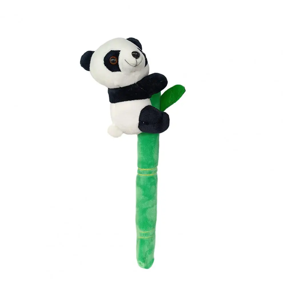 

Washable Plush Massage Stick Adorable Bamboo Pole Climbing Panda Dolls with Plush Massage Sticks Fun Functional for Shoulder