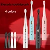 Clean Adult Black White Classic Acoustic Electric Toothbrush Adult 5-gear Mode USB Charging IPX7 Waterproof Acoustic Electric 4