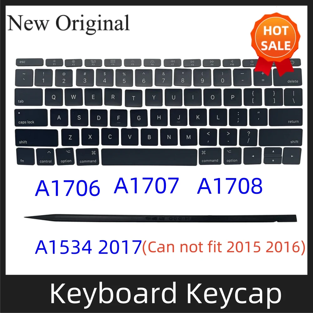 

US UK Keycaps key Cap for Macbook Pro Retina 13" 15" AIR A1534 2017 A1706 A1708 A1707 2016 2017 keyboard keycaps keys