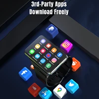 Montre connectée Domars Android 11, écran 2.88 pouces, double caméra 2MP/8MP, 4 Go de RAM, 64 Go de ROM, 2300 mAh, montre connectée pour hommes et femmes 5