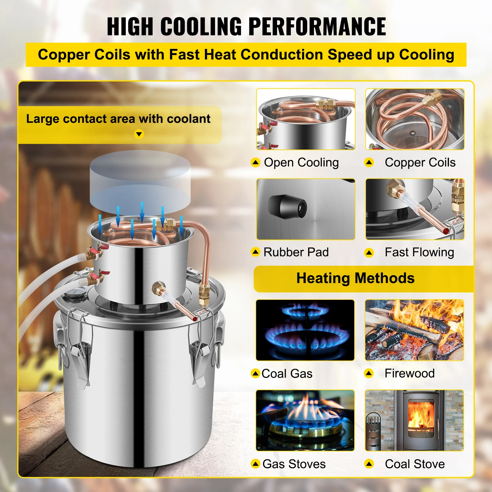 ポットスチル 銅製 ウイスキー蒸留用 Amazon | 家庭用密造酒蒸留器 銅製アレンビックポットスチル 2L