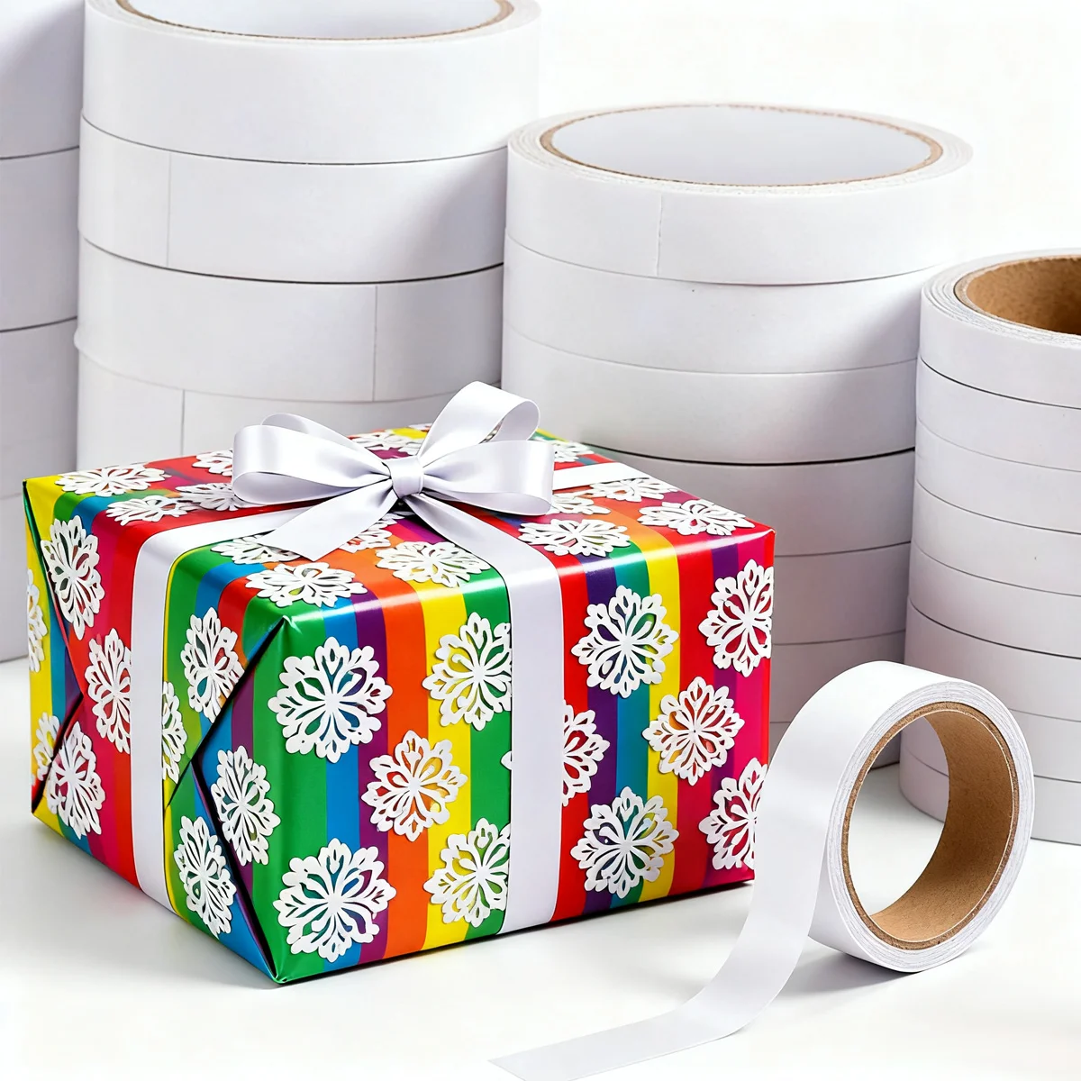 예술, DIY, 선물 포장, 카드 제작, 공예 및 사무실 학생용으로 사용되는 8mm-20mm 폭 양면 테이프