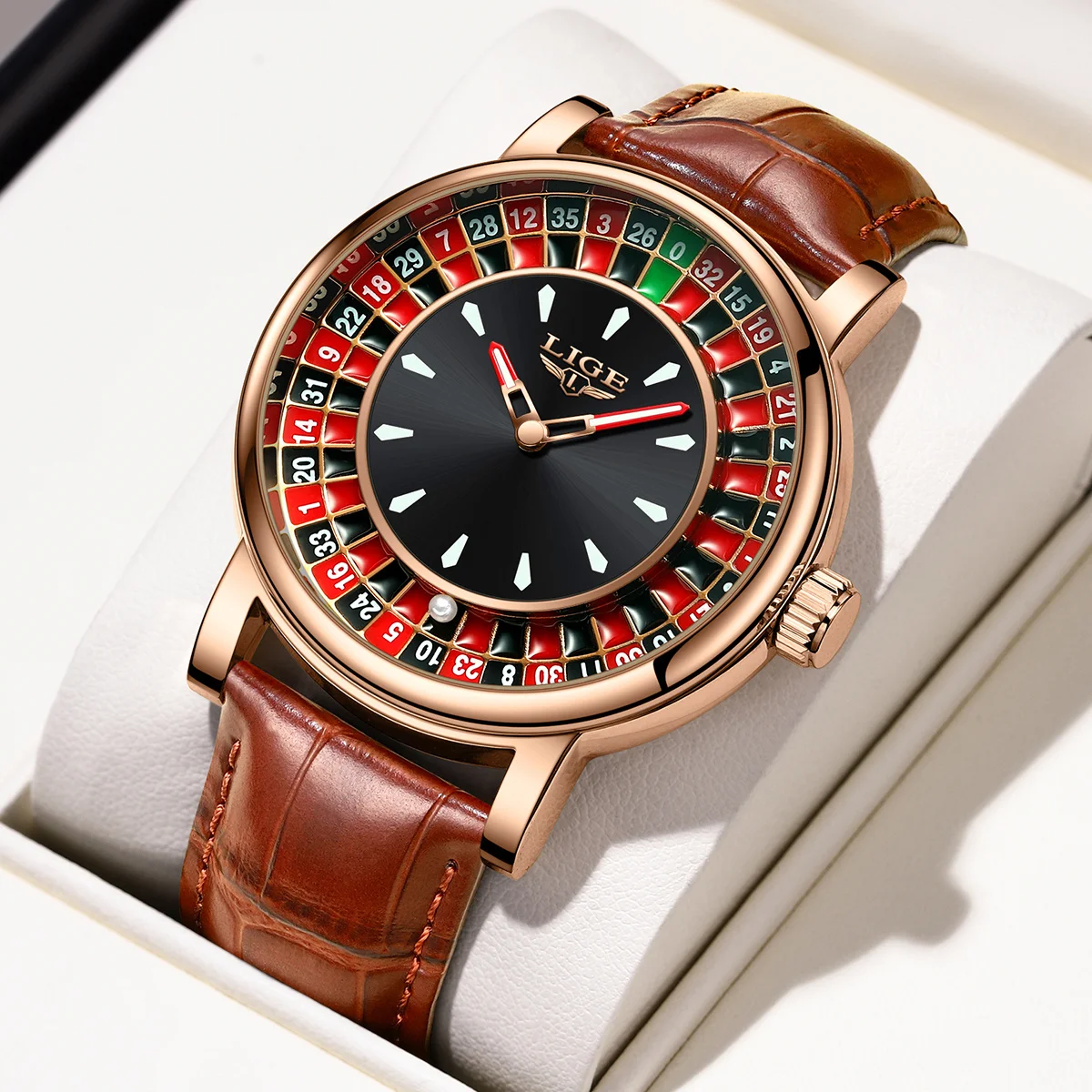 Paidu Watches Montre Paidu PAIDU Turntable Dial Quartz Sport Wrist