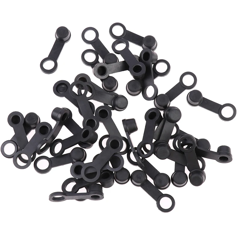 

10pcs Car Brake Pump Dust Cap Oil Drain Screw Cap Brake Caliper Sealing Nipple Screw Dust Cap Cover Rubber Motorcycle