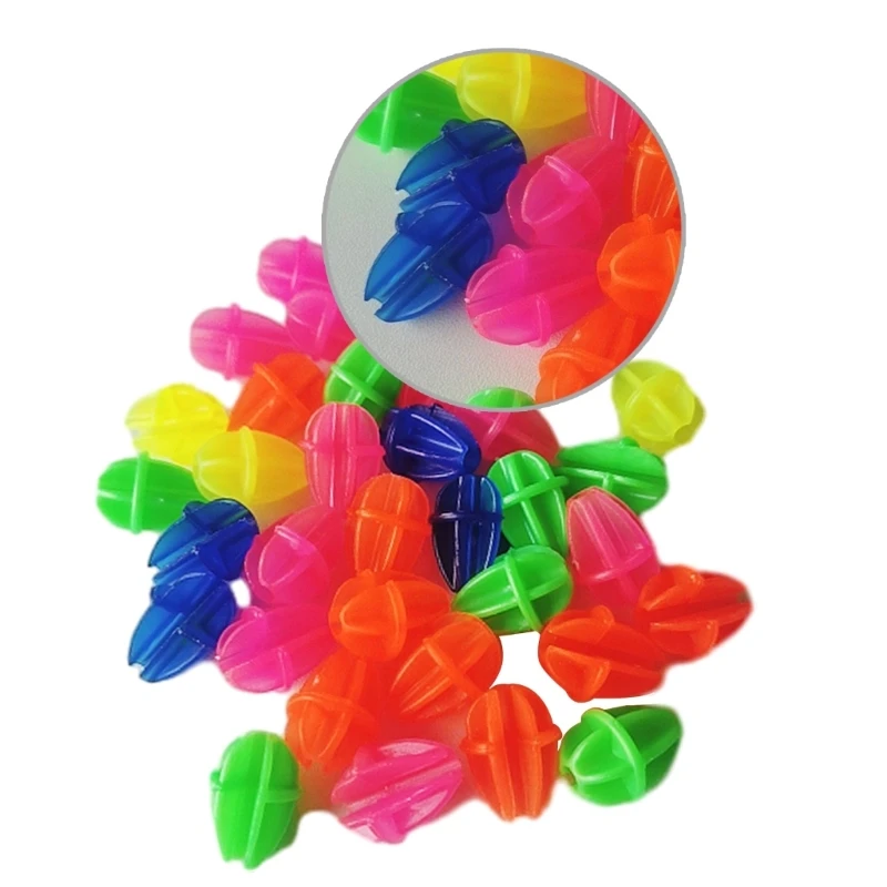 Spokes Decors Bikes Spokes Beads Multicolored Bikes Clip Beads for Kids