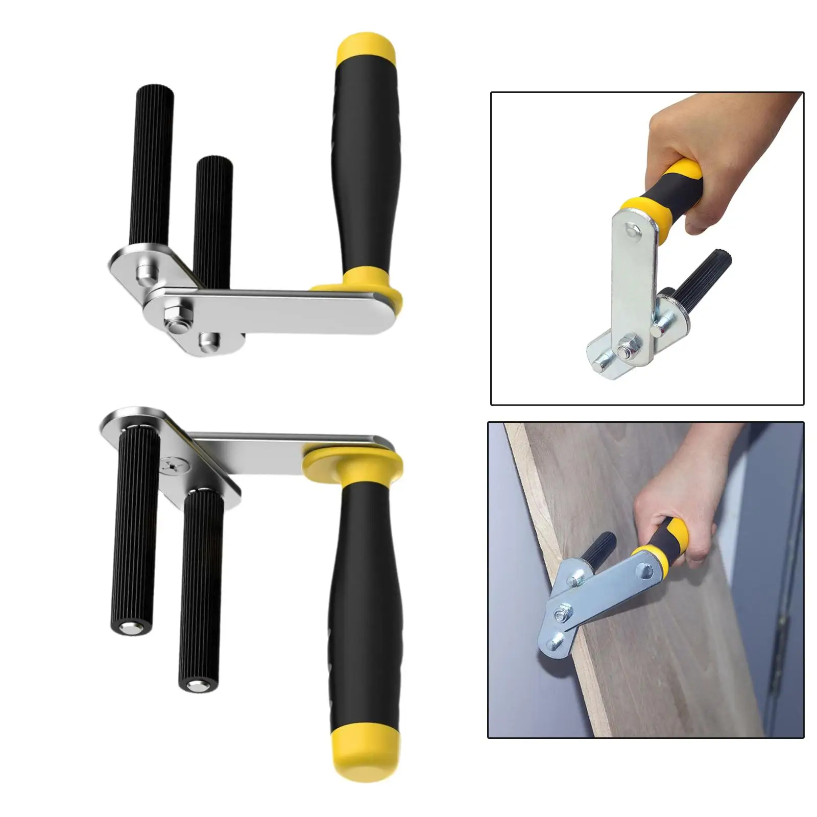 Labor Saving Handling for Drywall Plaster Boards Drywall Plywood Sheet Wood Panels 1 PCS Heavy Metal Gripper Handle Lifting Carrier 