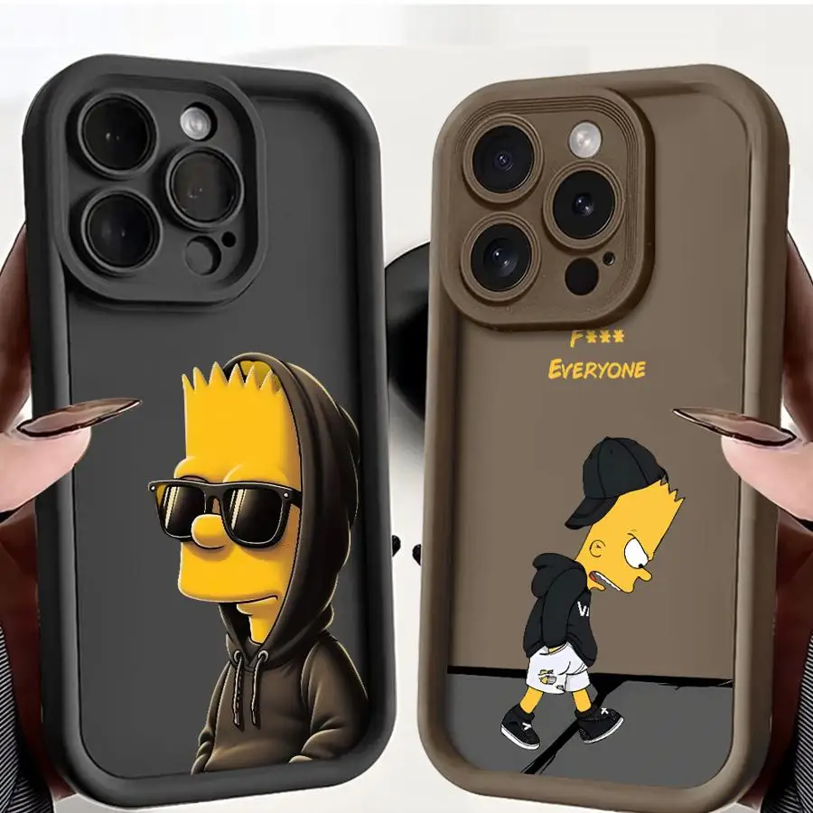 Vibrant Simpsons Bart Illustrated Phone Case