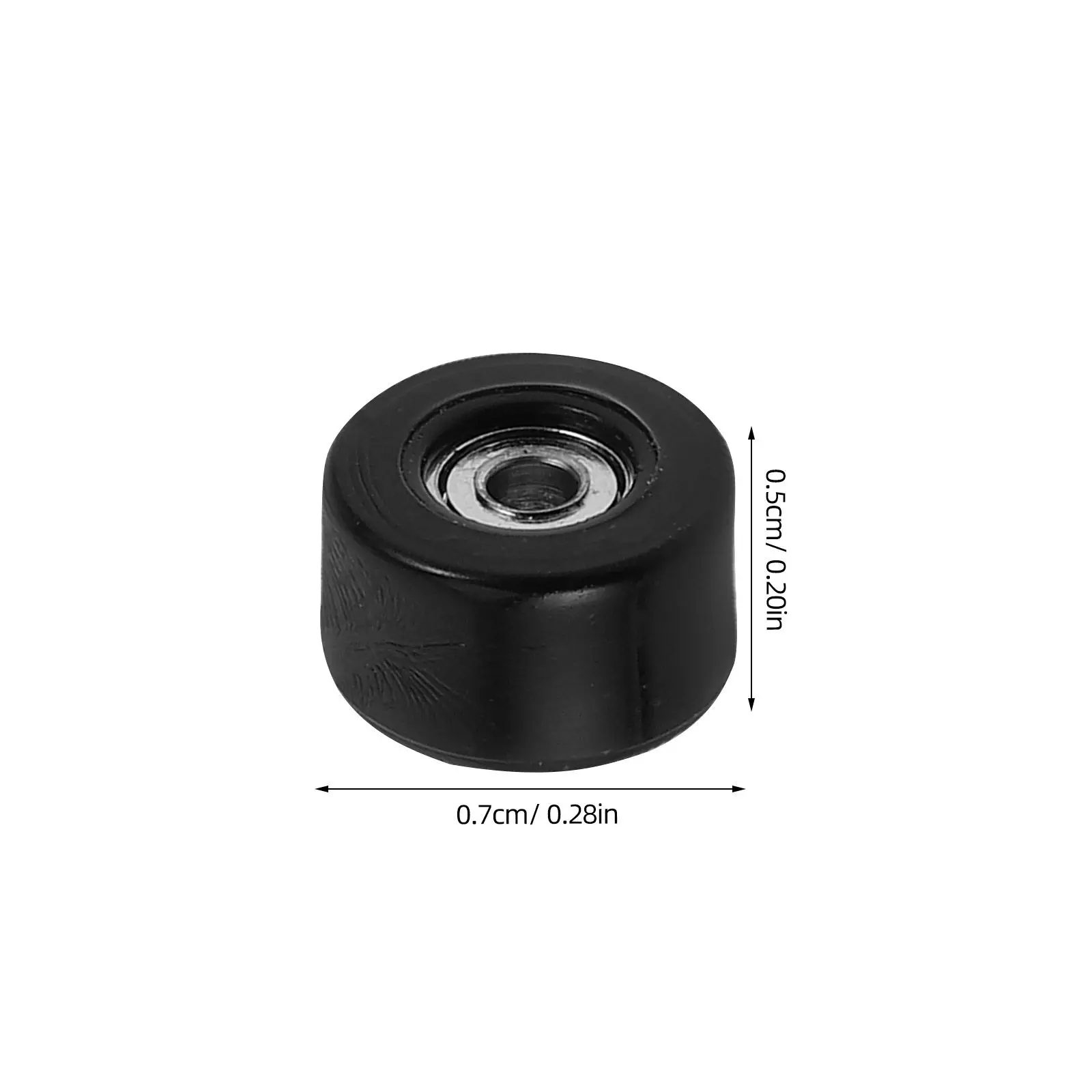 4Pcs 핑거 스케이트보드 휠 세트 생생한 색상 전문 미니 스케이트보드 베어링을 위한 간편한 교체 수리 부품 기능성