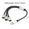 USB C Male to 3 USB C Female Splitter Cord Converter Multiple Hubs USB C Port Hub Charger Power Split Adapter 6