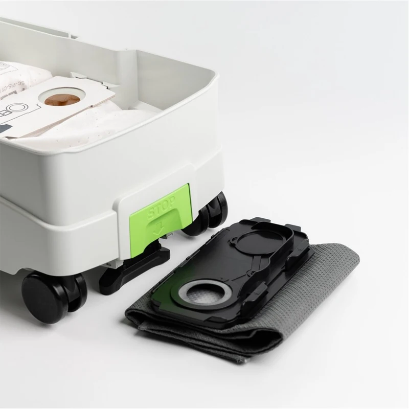 FESTOOL 204309 Long Life Filter Bags Cycle Fast Easy Safe With Cover Sturdy Polyester Material DustBag 6