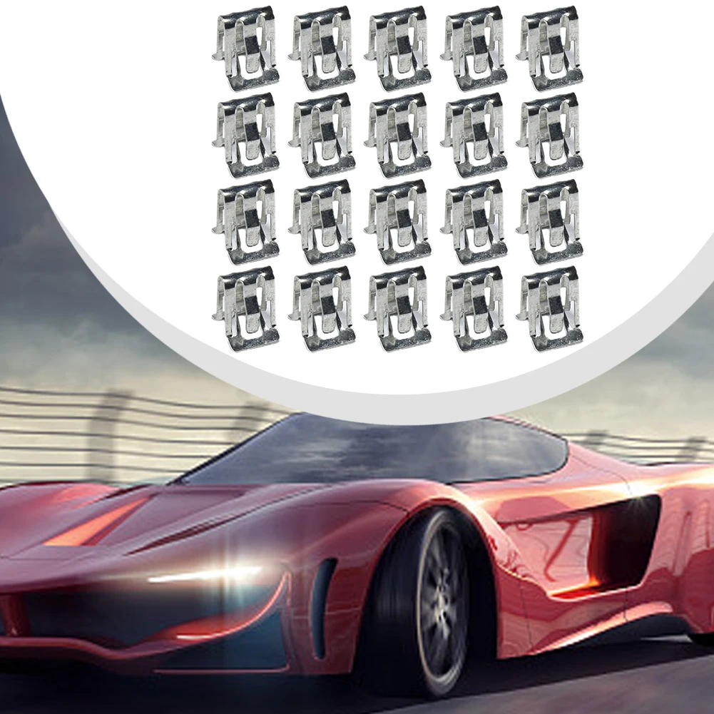 ACROPIX Modanatura Interna Per Pannello Cruscotto Auto, Lunetta Laterale Del Bagagliaio In Metallo, Fissaggio A Clip Adatto Per Auto E Camion GM - Foto 7