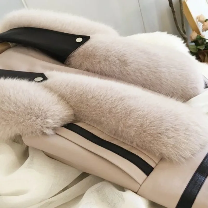 Autumn Winter New Imitation Fox Fur Fur Vest Women Short Waistcoat Young Fashion Slim Fit Outwear Fashion Casual Warm Jacket