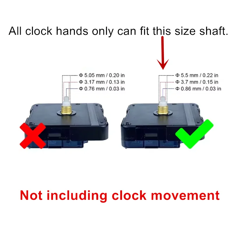 Wall Clock Hands Clock Arms Needles DIY Quartz Clock Movement Accessories Pointers Home Decor 2