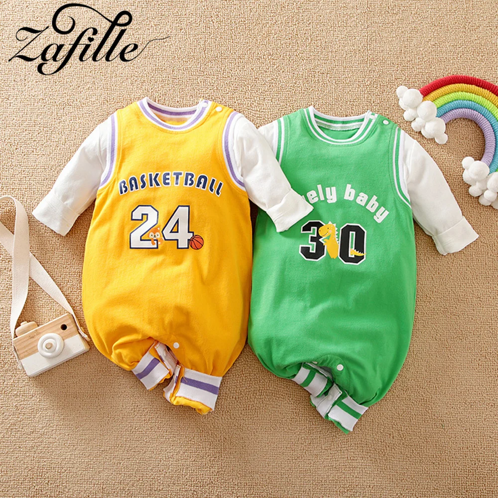 Newborn Infant Baby Girls Boys Basketball Jersey Romper Jumpsuit
