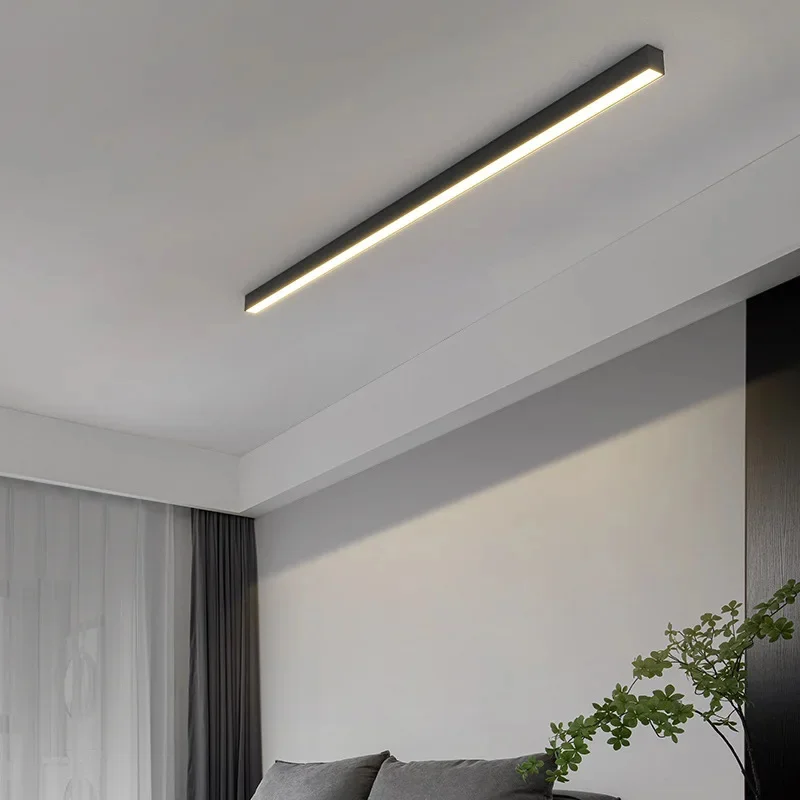 Minimalist Balcony Ceiling Lights Long Strip LED Aisle Lamp for Bedroom Dining Living Room Cloakroom Porch Lsland Kitchen Decora