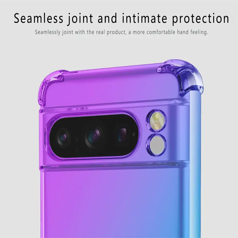 Gradient Airbag TPU Shockproof Protective Phone Case Cover