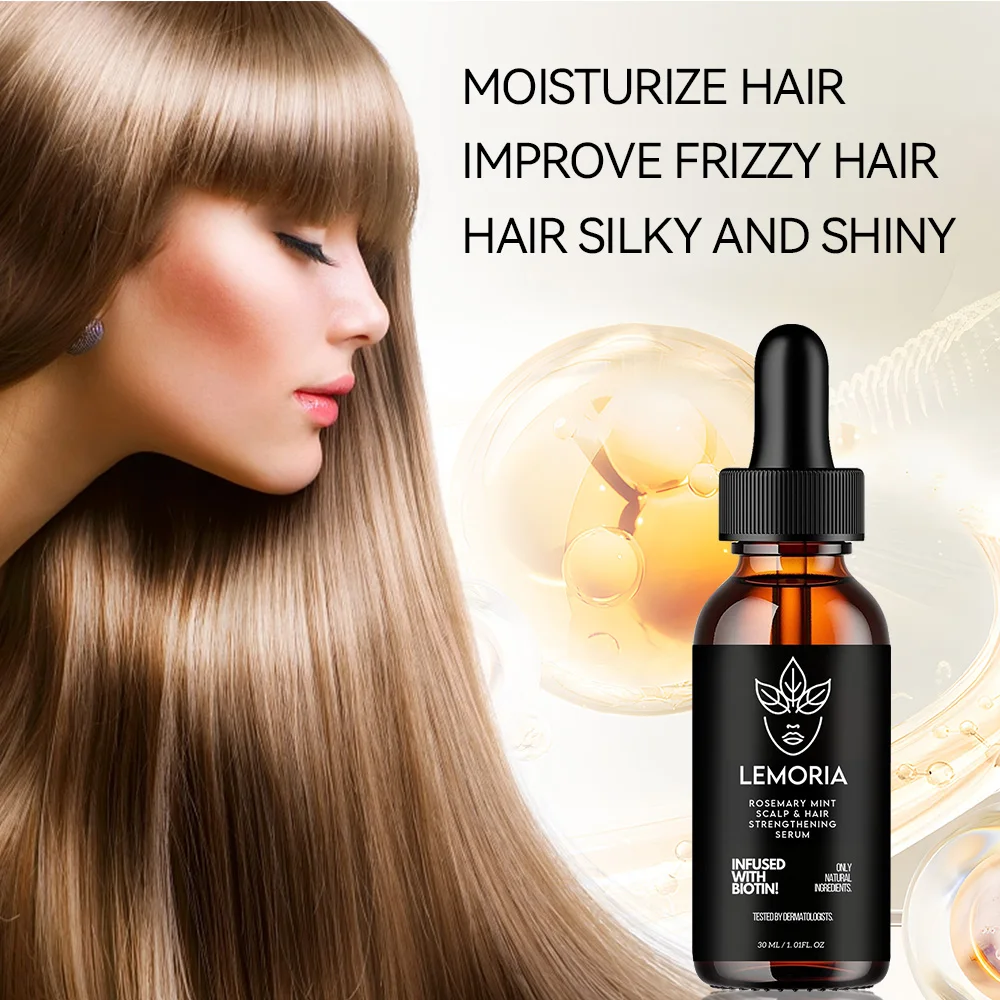 Hair Growth Essential Oil Rosemary Mint Hair Strengthening Oil Nourishing Treatment For Split Ends Dry Organics Care