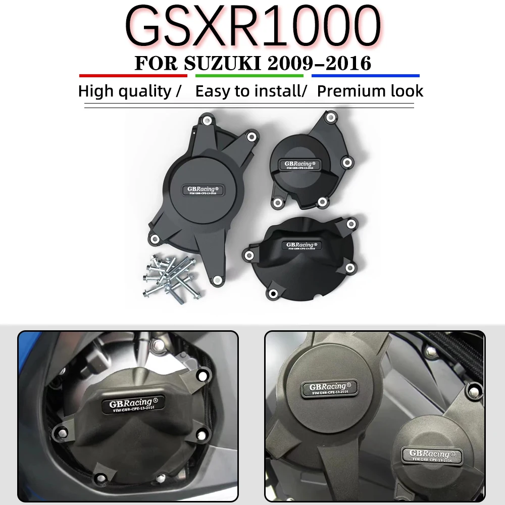Motorcycles Engine Protection Cover for SUZUKI GSXR1000 2009 2010 2011 2012 2013 2014 2015 for GB Racing motorcycle engine cover,engine cover protector,engine guard,motorcycle accessory set