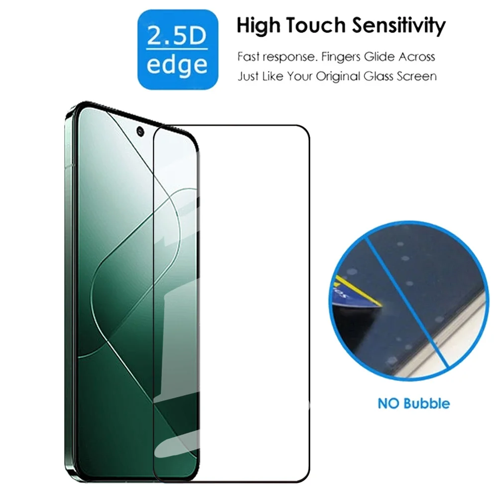 1-5PCS Front Protective Film For Xiaomi 14 13 T Pro Glass Screen Protector  Xiaomi 13T 12T 11T Pro Tempered Glass Mi 12 Lite Pelicula Cristal Templado