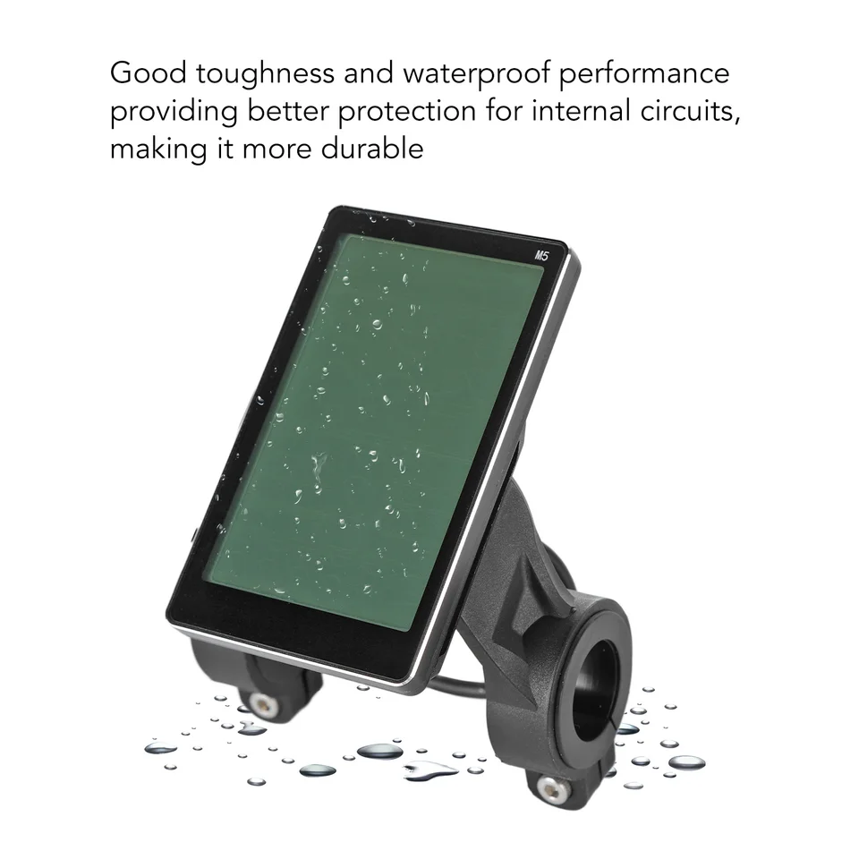 Display LCD M5 Per Bici Elettrica – Tachimetro Con Cavo 2m, Mostra Velocità E Batteria!