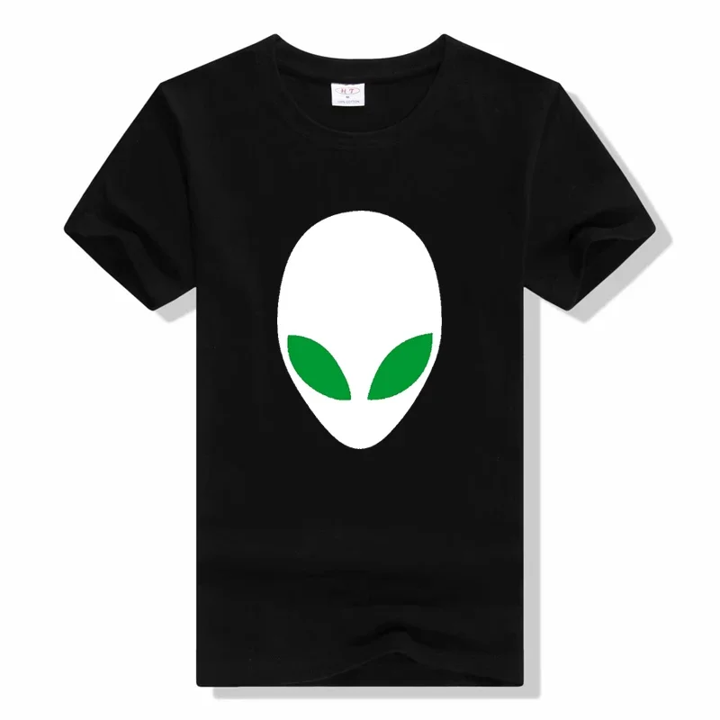 

Alien Print Tops Summer Fashion Casual Tee unise Creative Clothing T-shirts Alien casual o-neck cotton T-shirt
