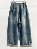 Plus Size 5XL 140kg Autumn Women Jeans Elastic Wasit Ankle Length Jeans Woman Solid Color Big size Jeans Oversized Women Clothes - Image 5