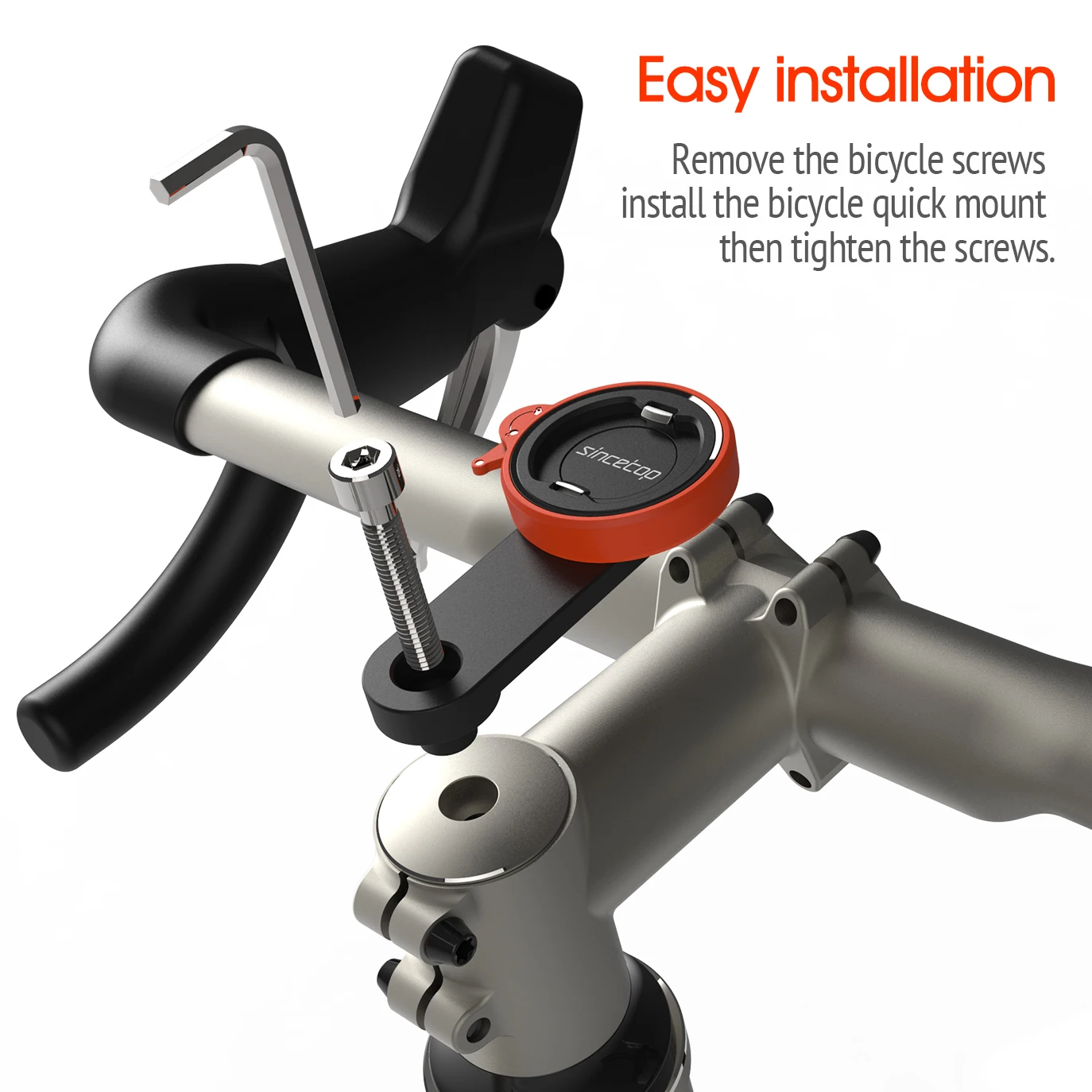 Mountain Bike Phone Holder Handlebar Stem MTB Road Bicycle Aluminum GPS Bracket Ultra-Lock Riding Clip Stand with Quick Mount phone holder,mobile phone holder,bicycle handlebar bracket
