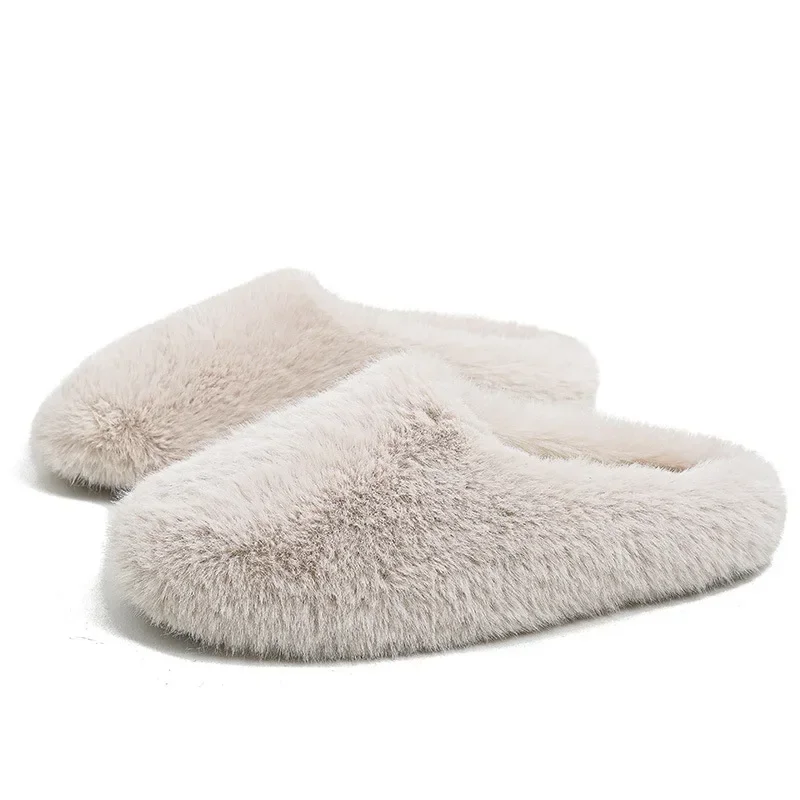 2024 Designer Luxury Lambswool Winter Cotton Shoes Women Loafers Warm Plush Comfy Curly Sheep Fur Flats Casual Mocasines Mujer