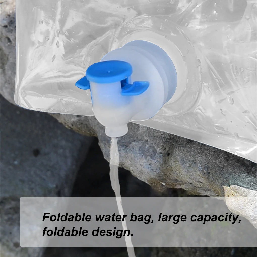 Spoilu Collapsible Water Container Bag, Food Grade Transparent Plastic Water  Storage Containers, Camping and Hiking Backpacking Emergency Water Storage  Bag, Water Bags for Drinking 1.32 Gallon - Yahoo Shopping
