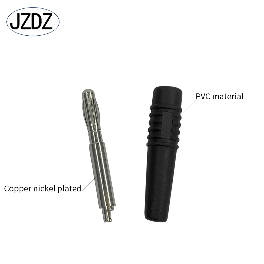 JZDZ 10pcs 3mm 바나나 플러그 바나나 핀 전기 커넥터 테스트 액세서리 10008