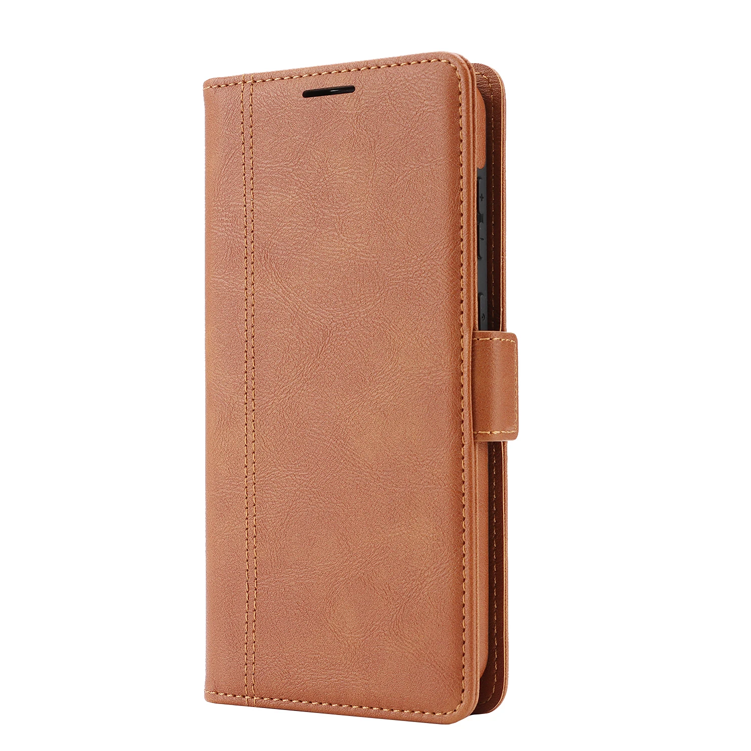 Luxury PU Leather Detachable Wallet Case with Magnetic Closure and Card Slot