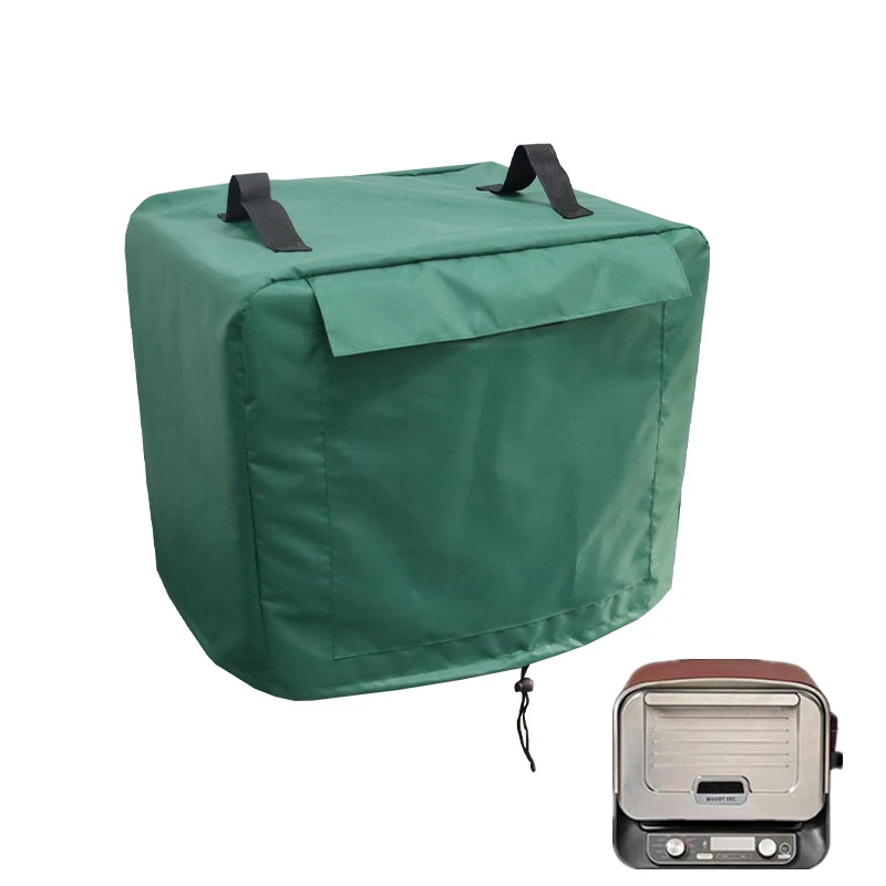 Ninja XSKOCVR Housse De Qualité Supérieure, Compatible Avec Four D'extérieur Woodfire (série OO100), Cordons De Serrage Réglables, Résistante Aux UV Et à L'eau, Légère, Noire, 49,5 X 41,9 X 38,1 Cm