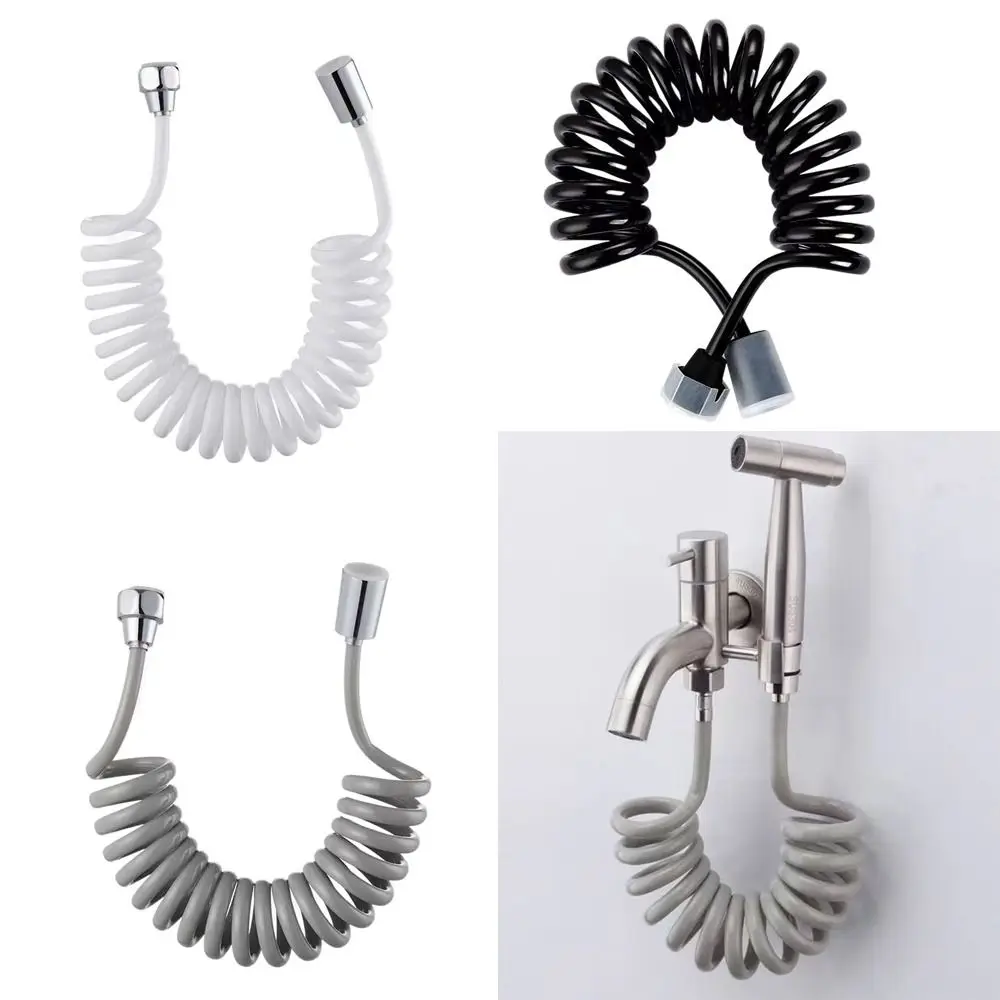 

2/3meter Telephone Line Style Spring Shower Hose Anti-wrap Flexible Bath Sprayer Connect Pipe Large Flow Retractable