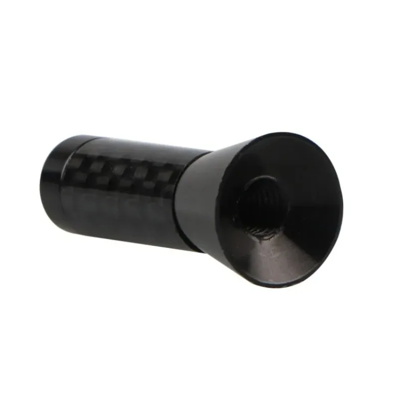 Car Antenna Brand New Carbon Fiber Screw Metal Short Stubby Mast Antenna Car Styling Roof Antenna Enhanced Signal For Benz Car Accessories