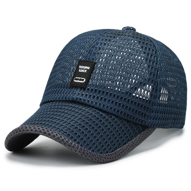 Summer Mesh Baseball Cap for Men Adjustable Breathable Caps Quick Dry Running Hat Baseball Cap Unisex Street Hip Hop Sunshade 6