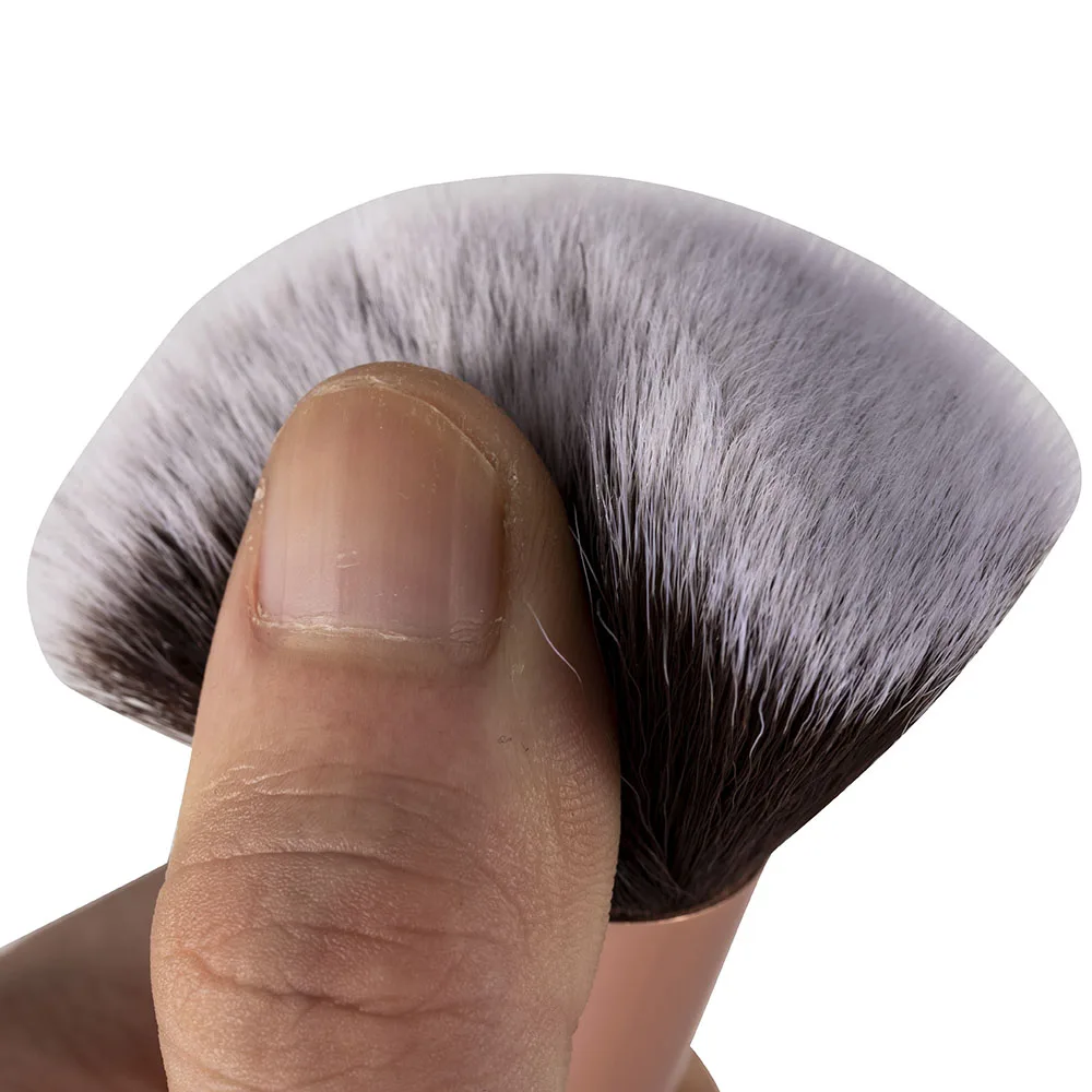 Champagne Makeup Brushes Flat Top Foundation Brush Large Face Brush Repair brush contour brush For Liquid Cream Powder makeup brush set makeup brush makeup tool set makeup tool