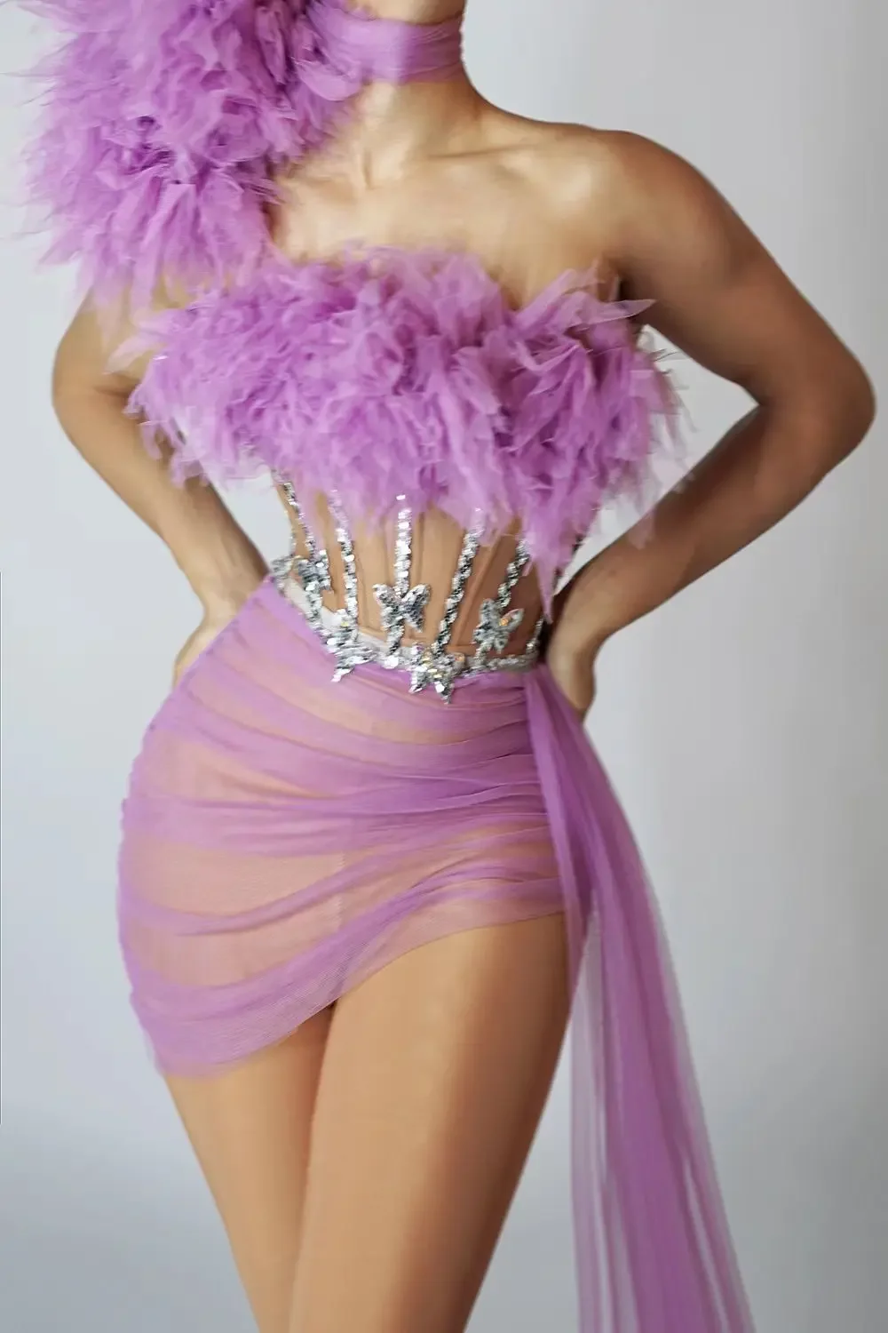 Women Costume Set Folk Dance gogo costume women singer stage show festival outfit sexy Birthday Party Dress dance dress sexy evening dress