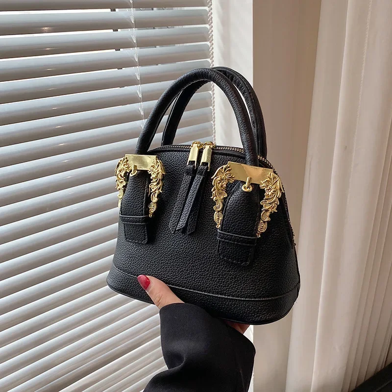

Fashion Retro Simplicity 2023 New Korean Version Shell Bag One-shoulder Handheld Women's Bag Small Square Trend Designer Bag