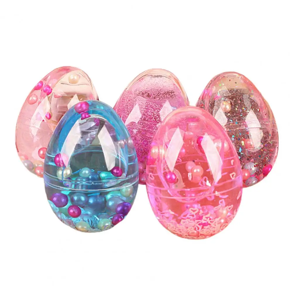 

DIY Toy Stretchy Egg Style Faux Pearl Crystal Cloud Vent Toys Colorful Transparent Clay Playing Toys Kid Toy Gift