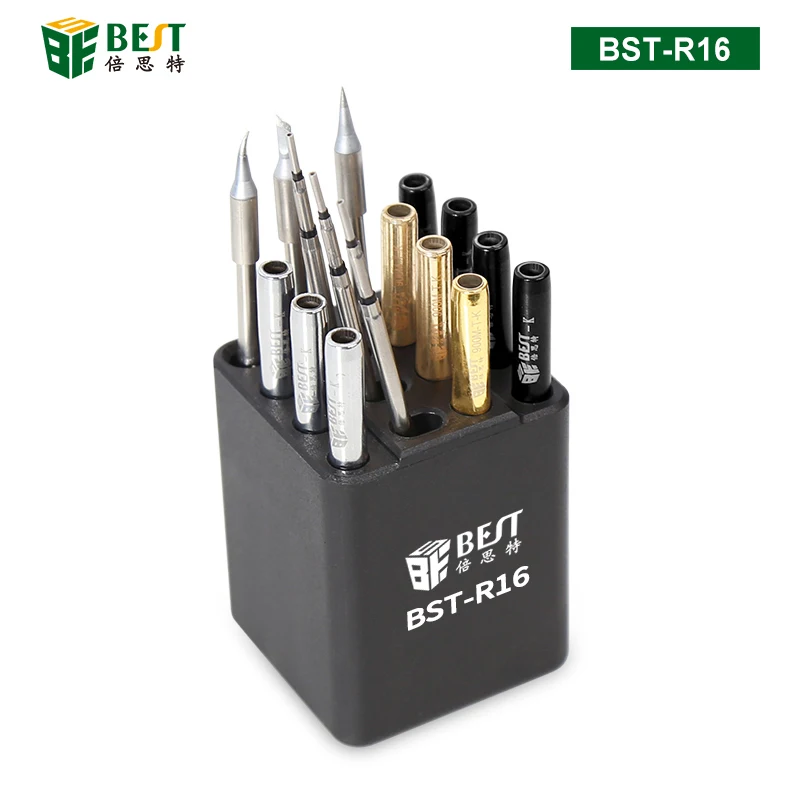 

Soldering Iron Tips Storage Rack For 210/110/115/105/245/235/T12/T13/TS1200/TS1300 Heating Core Organizer Seat for Phone Welding