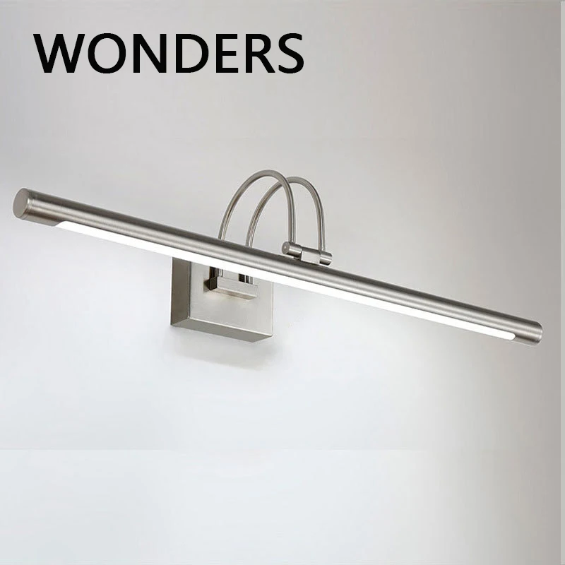 Modern Dressing Table Mirror Wall Lamps Iron Body LED Bathroom Sconce Lightings Home Decor Rotatable Nickel Bronze Color Lustres led light,led wall lamp,wall light