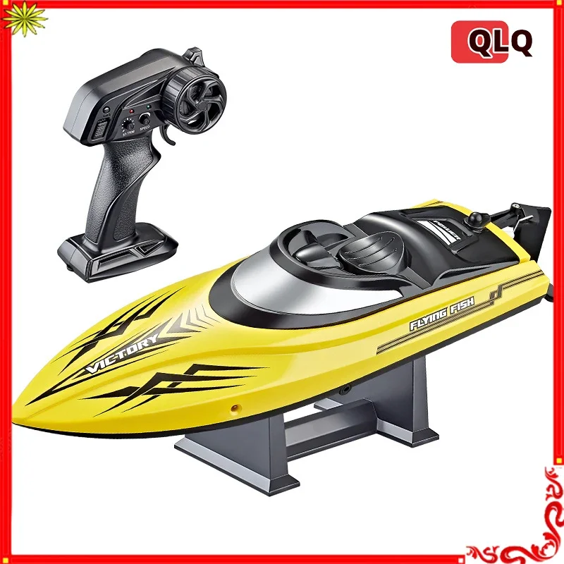 

Hongxunjie Hj811 Remote-controlled Boat With Lights 25km Competitive Boat 2.4g Remote-controlled Speedboat High-speed Boat Toy