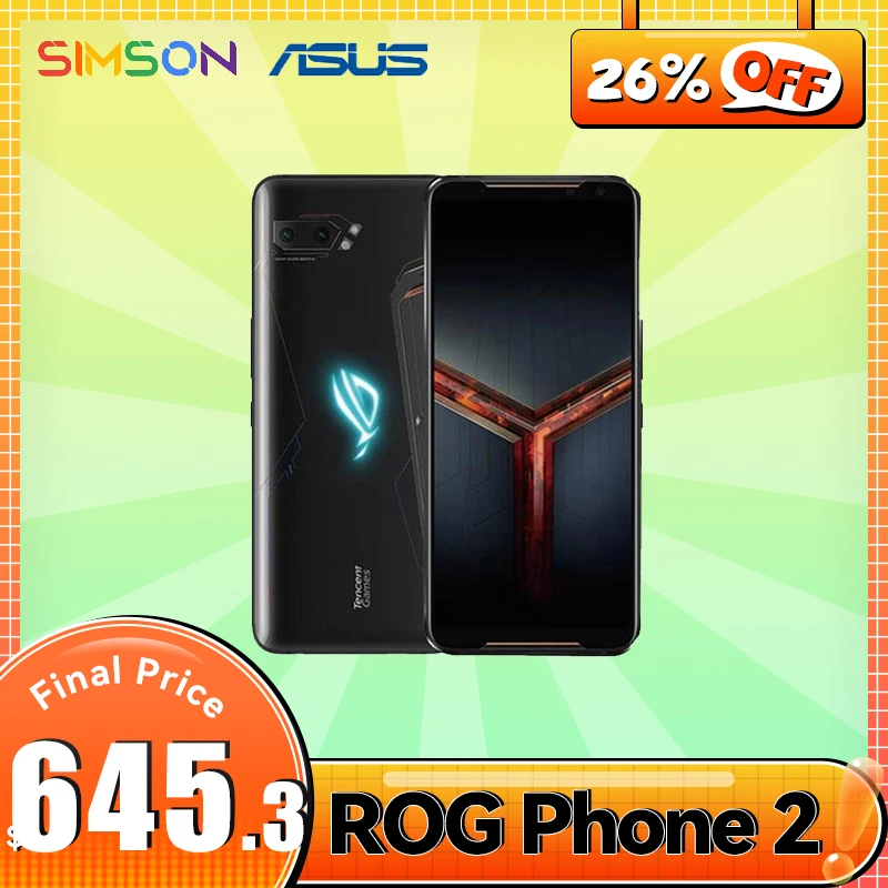 中古 ROG Phone II Tencent版 おまけケース2種付き 中古 ROG Phone II Tencent版 おまけケース2種付き