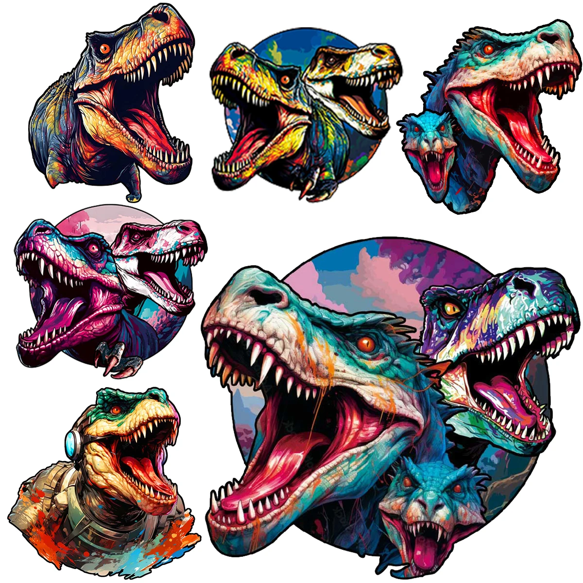 

Popular Animal Dinosaur Wooden Jigsaw Puzzle Adult Children's Puzzle Gift Unique Wooden DIY Crafts Family Puzzle Game Jigsaw