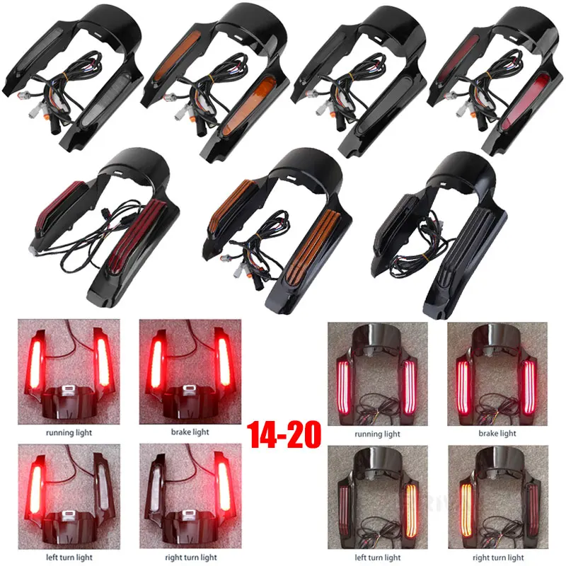 

Заднее крыло мотоцикла, модель заднего фонаря, модель светодиодный ABS для Harley Touring Electra Street Glide Road King 2014-2020 FLHTK FLHR