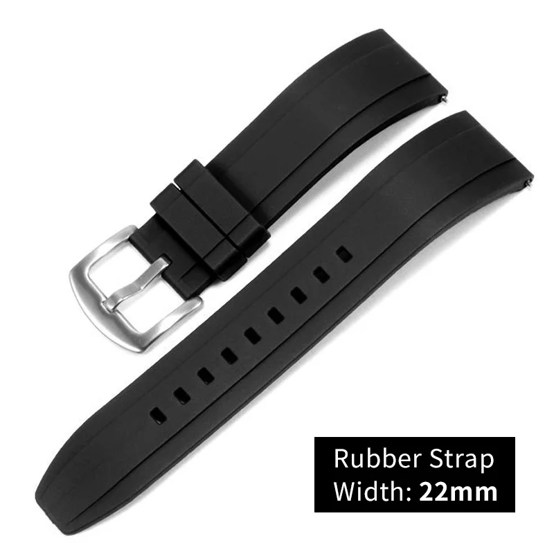BREAK Watch Strap  Steel Genuine Leather Strap Rubber strap